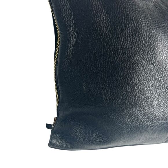 Vince Camuto Eliza Black Soft Pebbled Leather Tote Bag - Picture 11 of 13